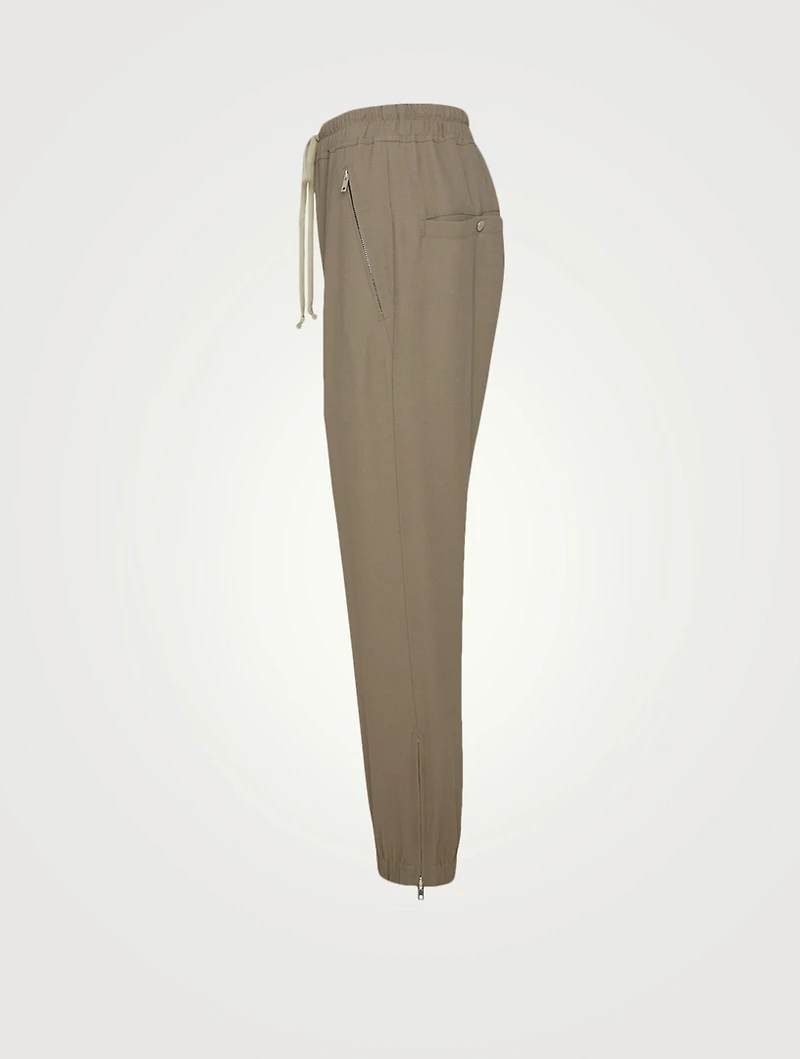 Cady Crepe Track Pants