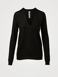 Wool V-Neck Sweater