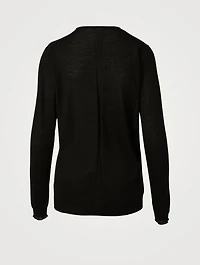 Wool V-Neck Sweater
