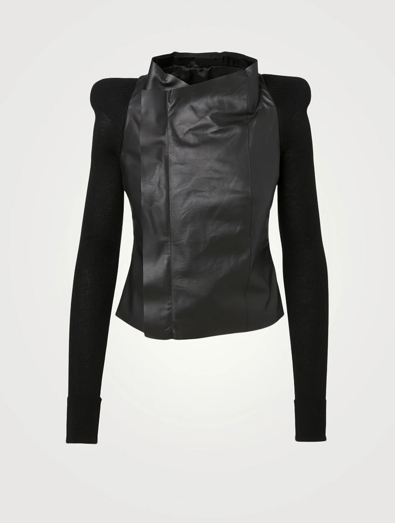 Cobra Leather Biker Jacket