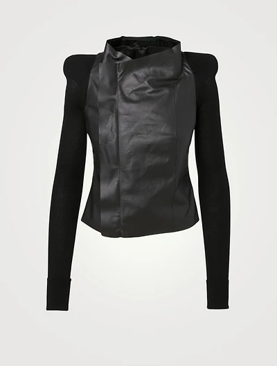 Cobra Leather Biker Jacket