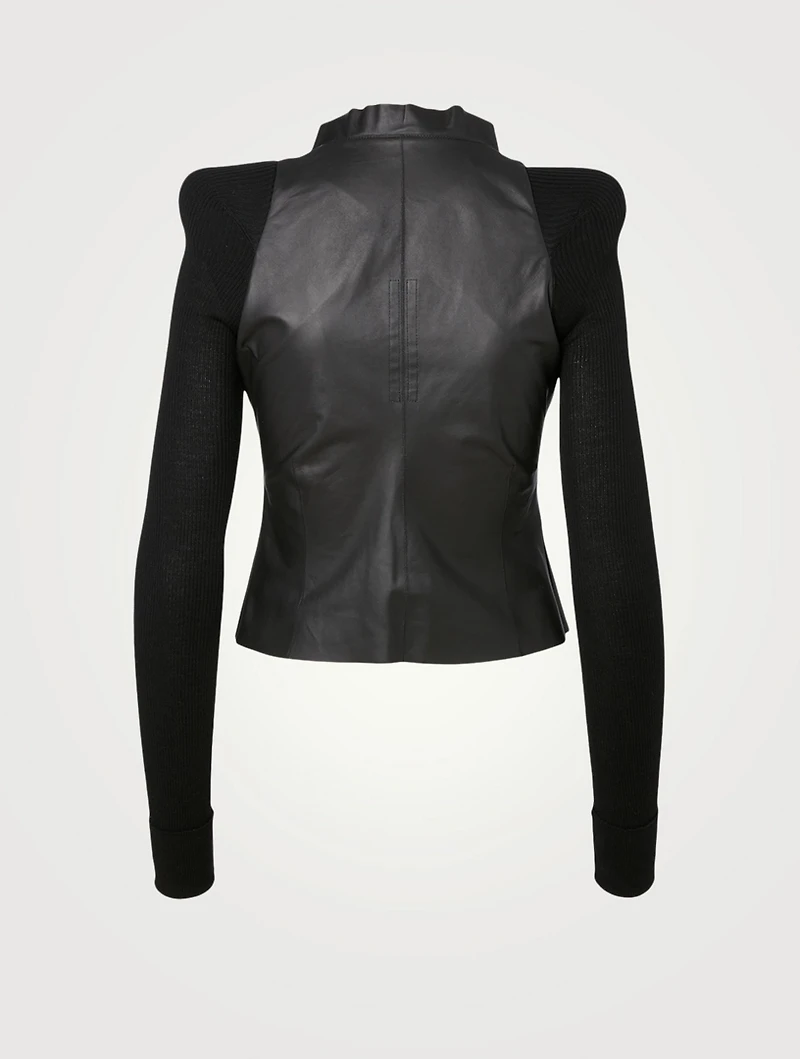 Cobra Leather Biker Jacket