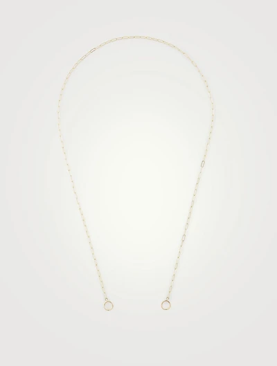 14K Yellow Gold Square Link Chain
