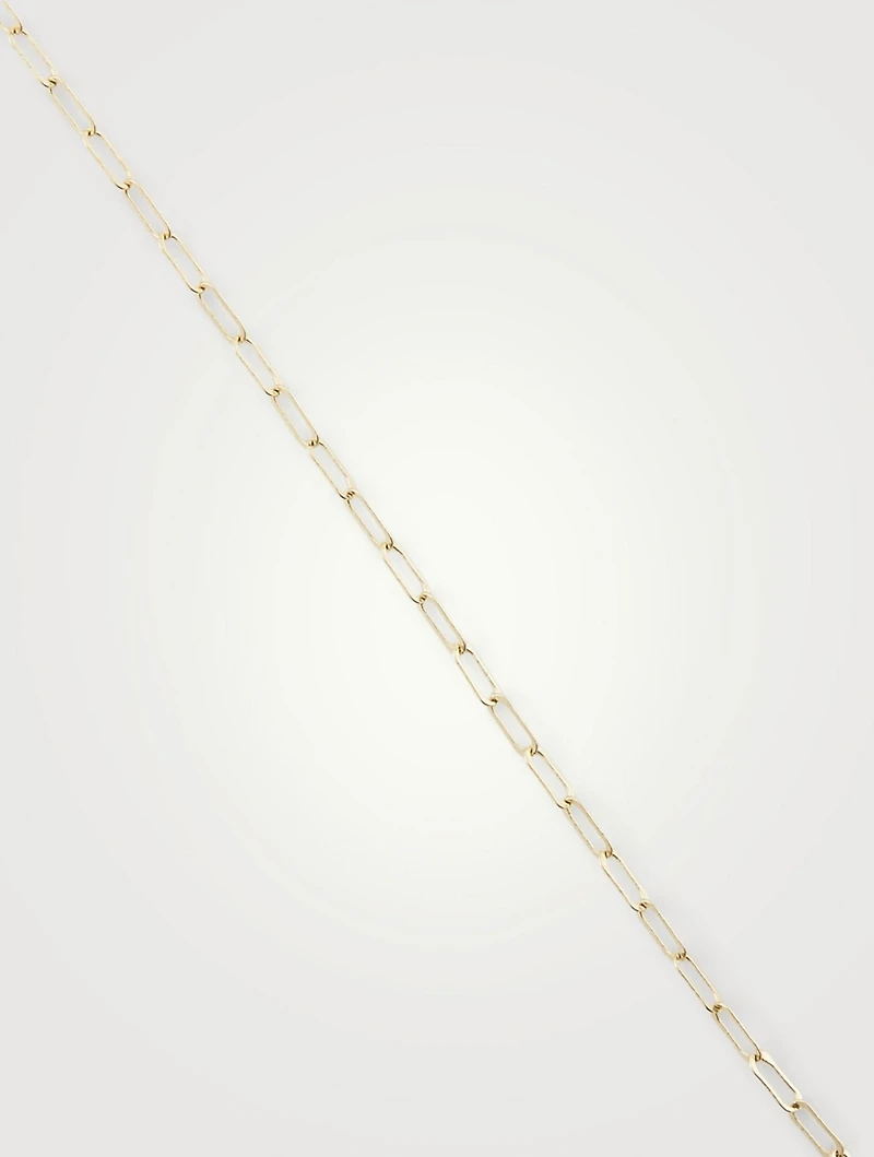 14K Yellow Gold Square Link Chain