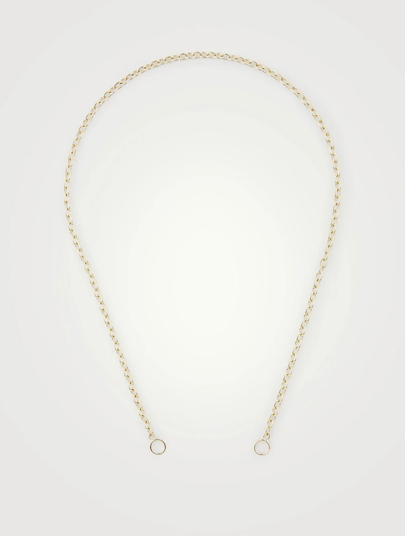 14K Yellow Gold Pulley Chain