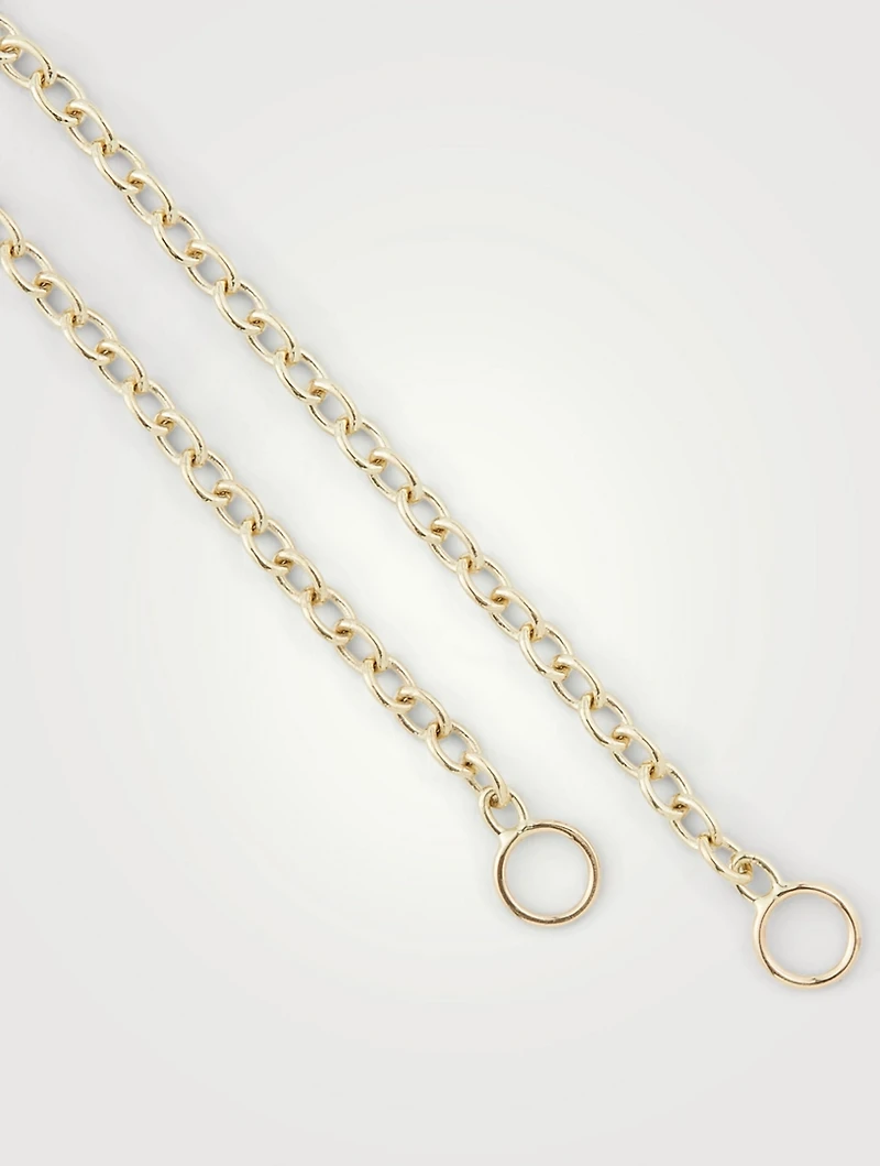 14K Yellow Gold Pulley Chain