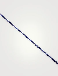 Lapis Itty Bitty Strand With 14K Yellow Gold Loops