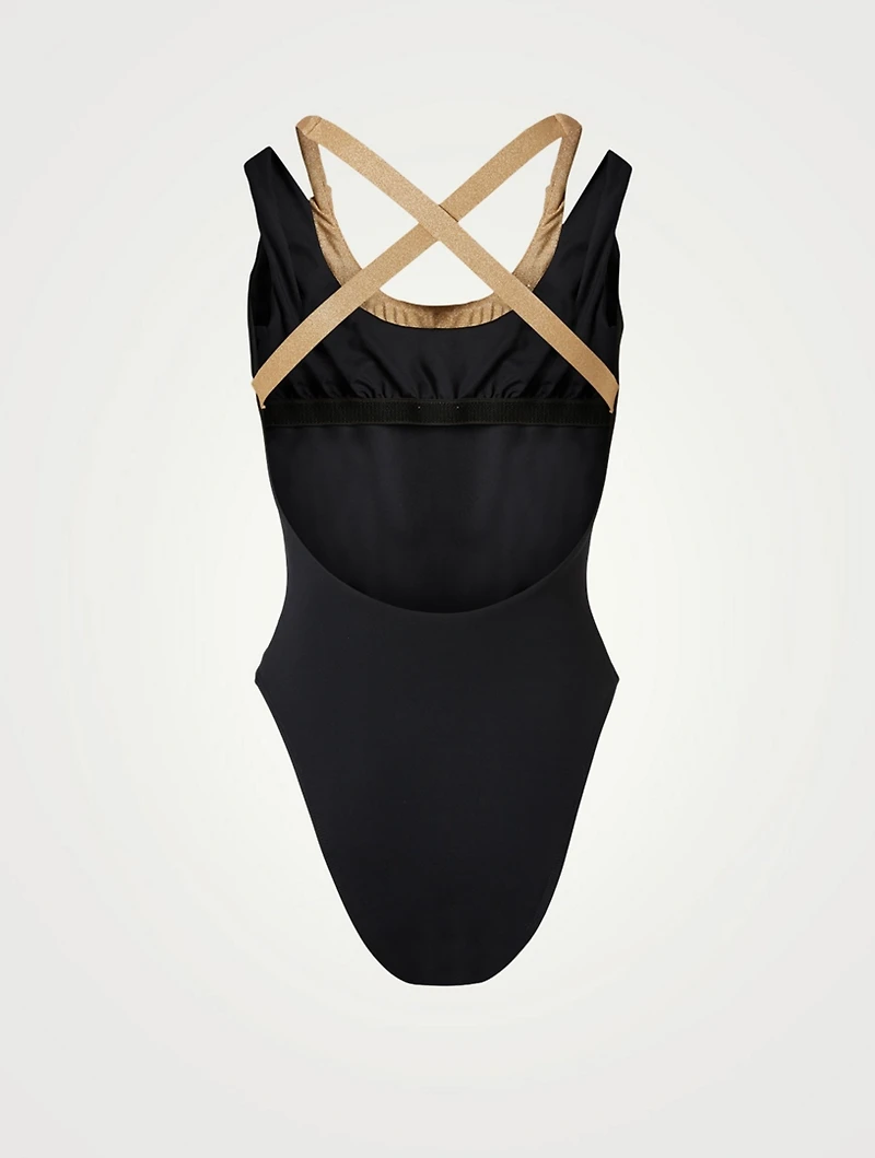 Stardust Layered One-Piece Swimsuit