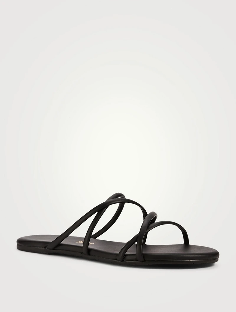 Sloane Leather Crisscross Sandals