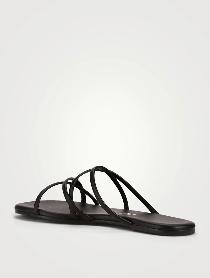 Sloane Leather Crisscross Sandals