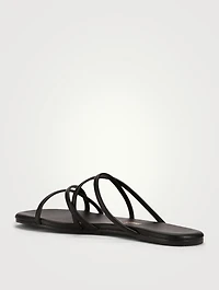 Sloane Leather Crisscross Sandals