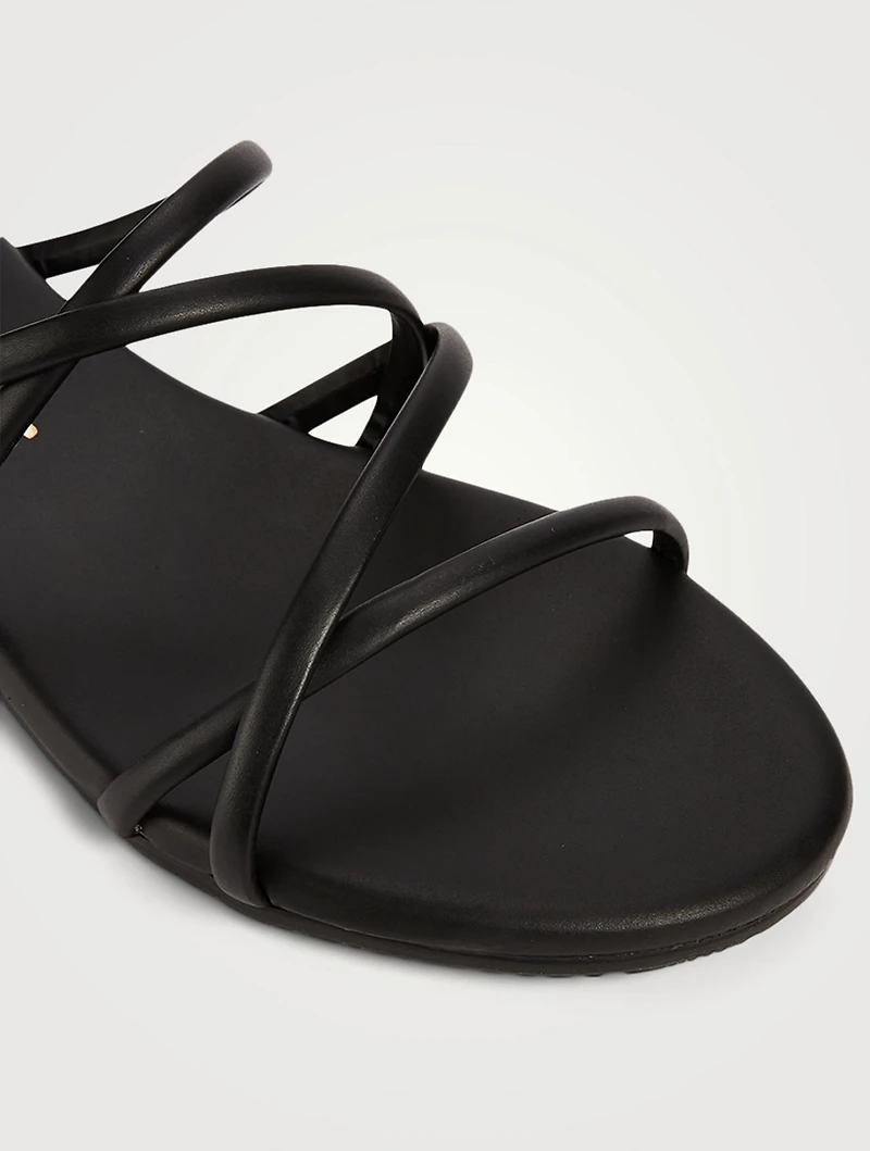 Sloane Leather Crisscross Sandals