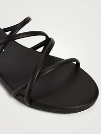 Sloane Leather Crisscross Sandals