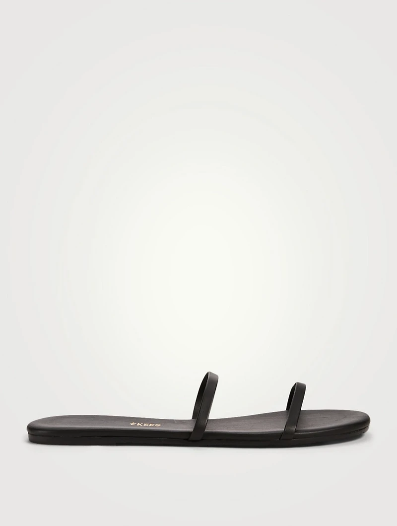 Gemma Leather Slide Sandals