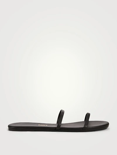 Gemma Leather Slide Sandals