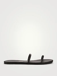 Gemma Leather Slide Sandals