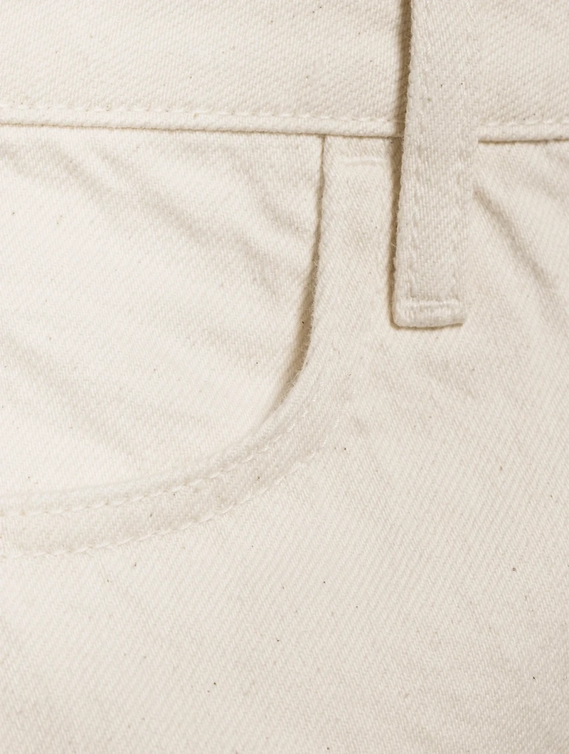 Cropped Wide-Leg High-Rise Jeans