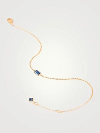 18K Gold Bracelet With Sapphire