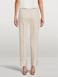 Maxi Cotton Denim Pants