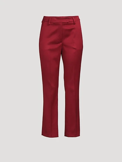 Cropped Bootcut Pants