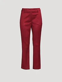 Cropped Bootcut Pants