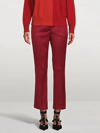 Cropped Bootcut Pants