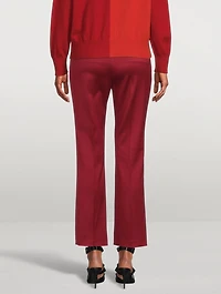 Cropped Bootcut Pants