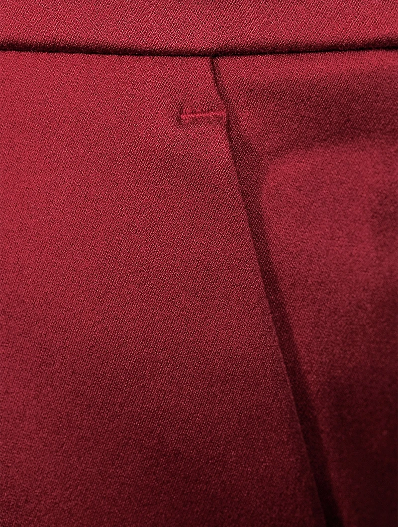 Cropped Bootcut Pants
