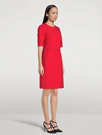 Double Face Wool A-Line Dress