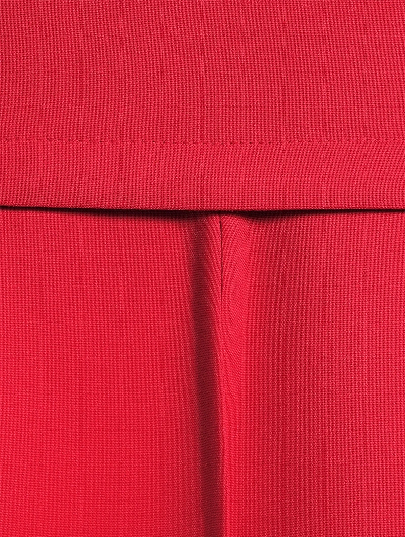 Double Face Wool A-Line Dress