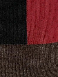 Cashmere Intarsia Knit Sweater