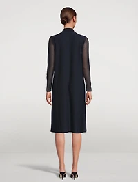 Silk And Cotton Long Coat