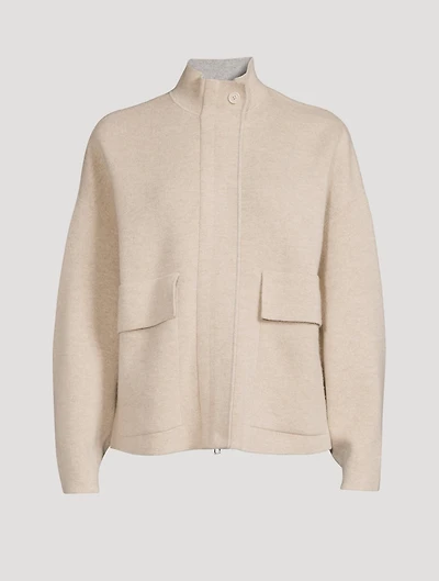 Cashmere Zip Cardigan