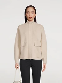 Cashmere Zip Cardigan