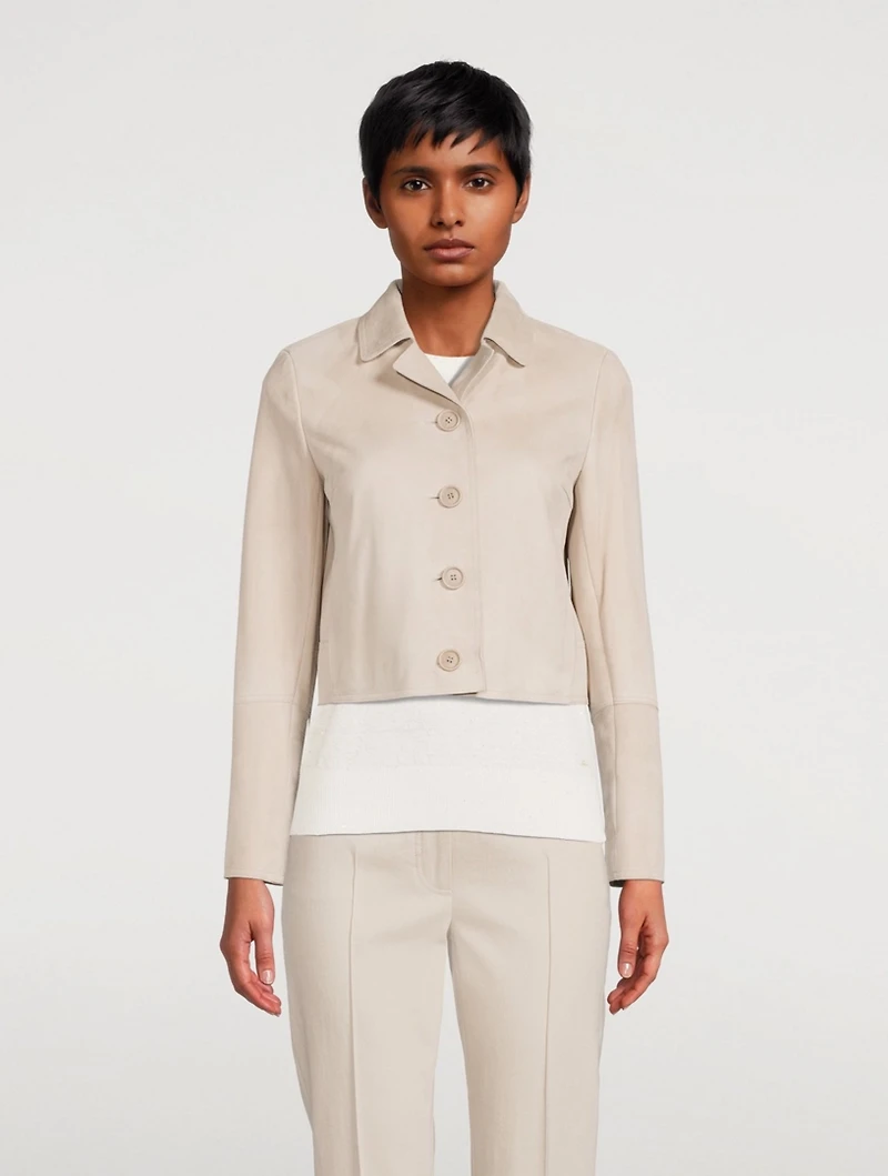 Suede Short Jacket