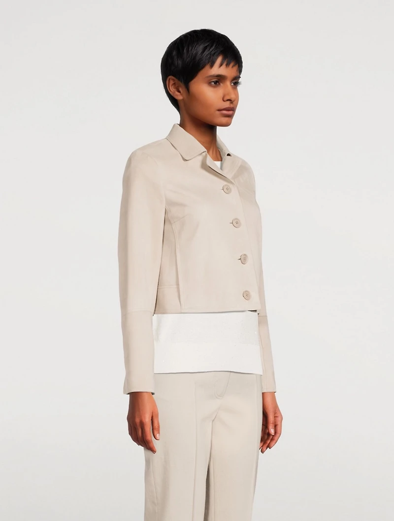 Suede Short Jacket