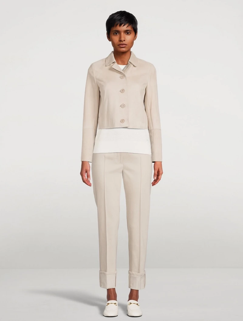 Suede Short Jacket