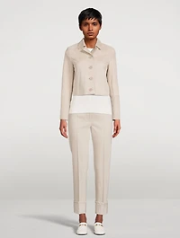 Suede Short Jacket