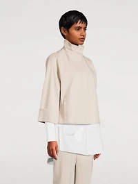 Edora Cotton Denim Oversized Jacket
