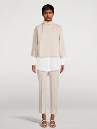 Edora Cotton Denim Oversized Jacket