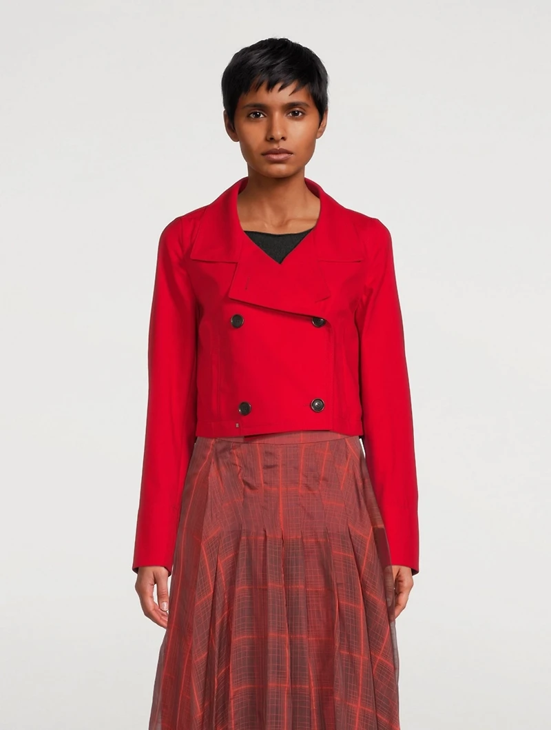Cotton Twill Short Jacket