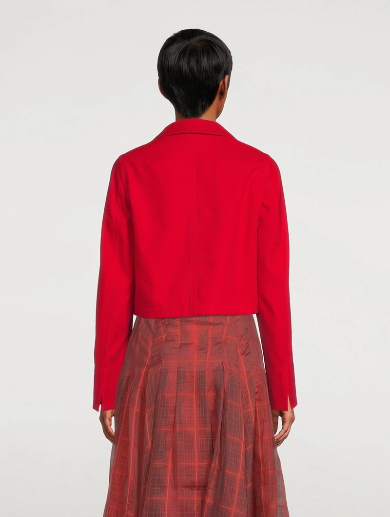 Cotton Twill Short Jacket