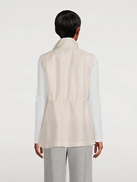 Linen Tweed Vest