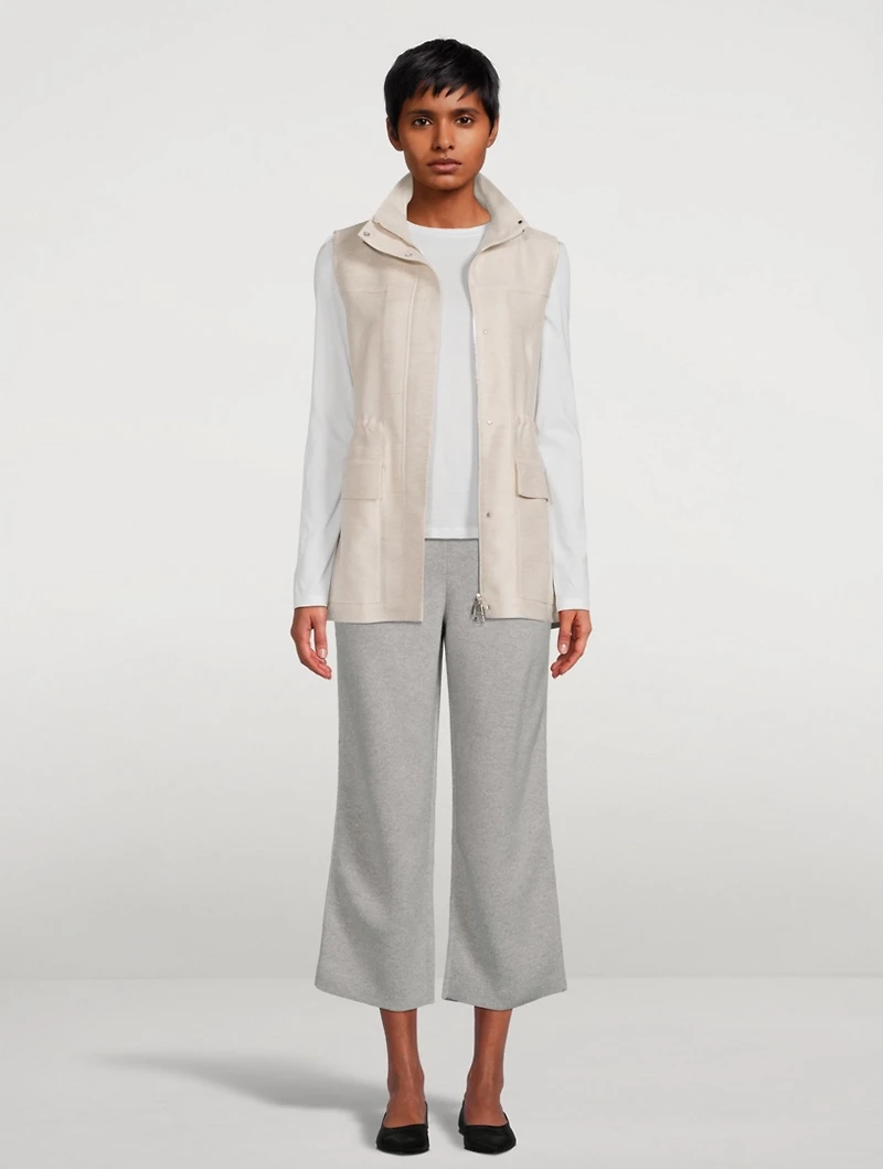 Linen Tweed Vest