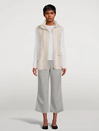 Linen Tweed Vest