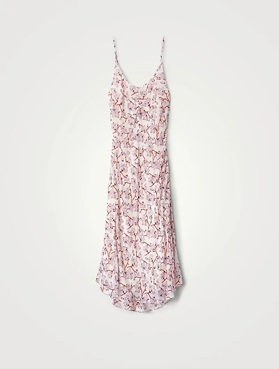 Eva Midi Slip Dress Floral Print