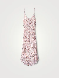 Eva Midi Slip Dress Floral Print