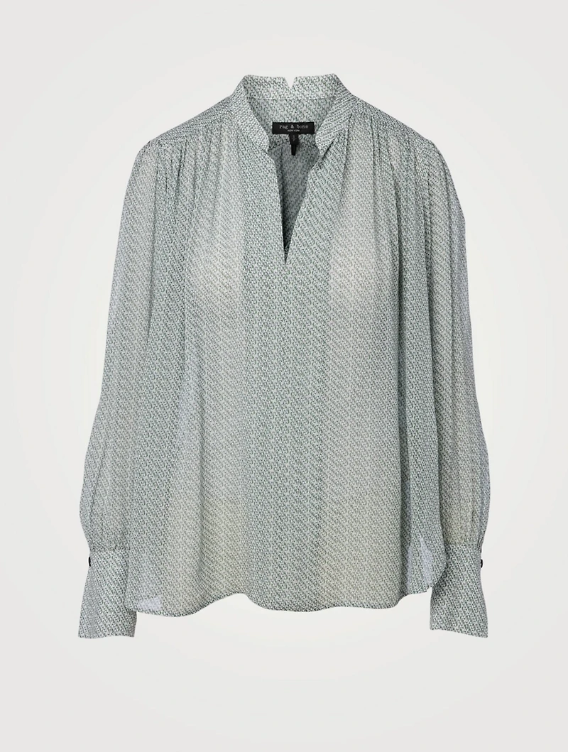 Carly Printed Blouse