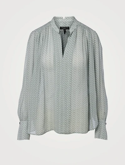 Carly Printed Blouse