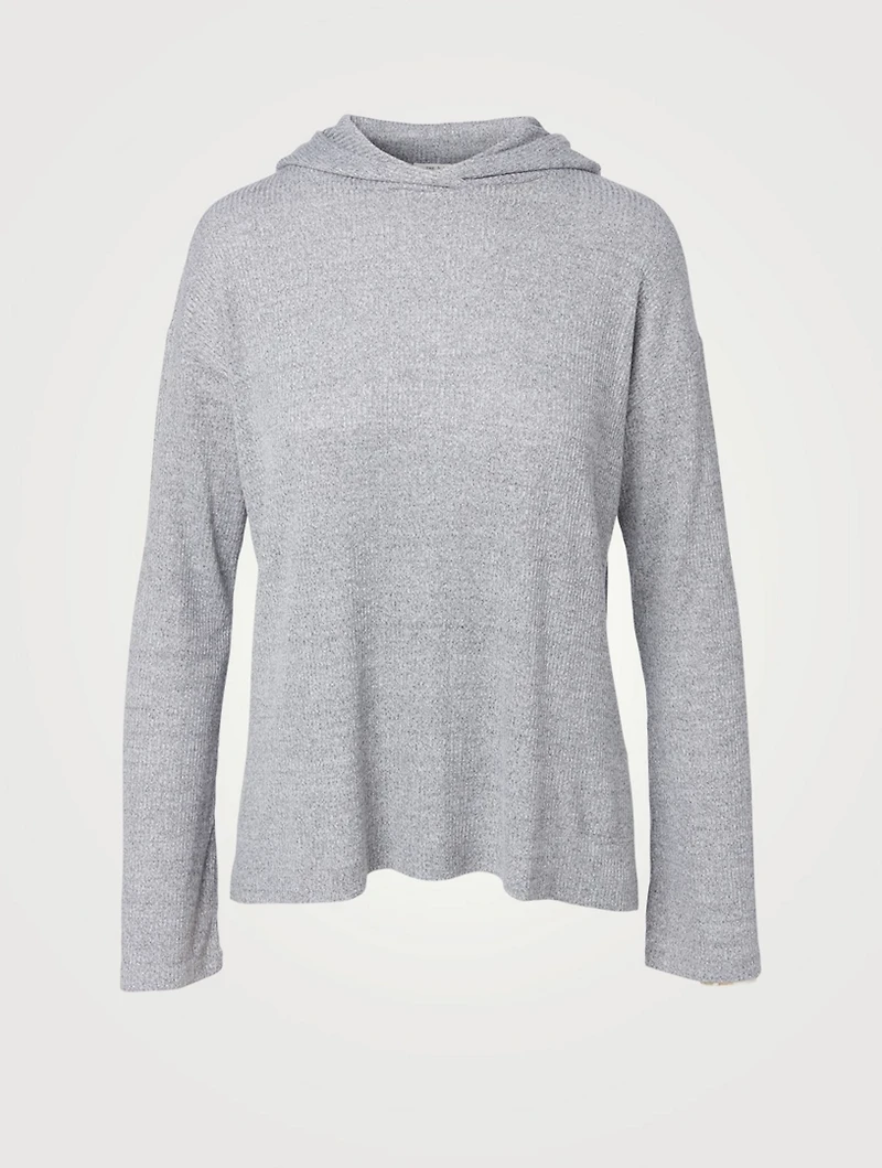 Rib Knit Hoodie